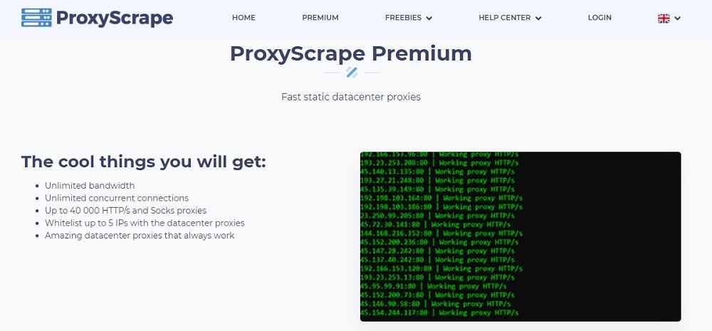 Proxyscrape Overview