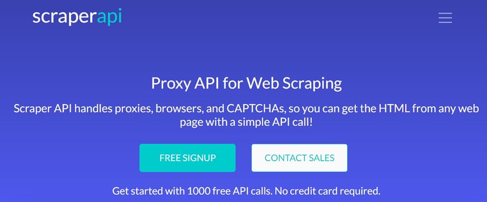 ScraperAPI for Residential Proxy