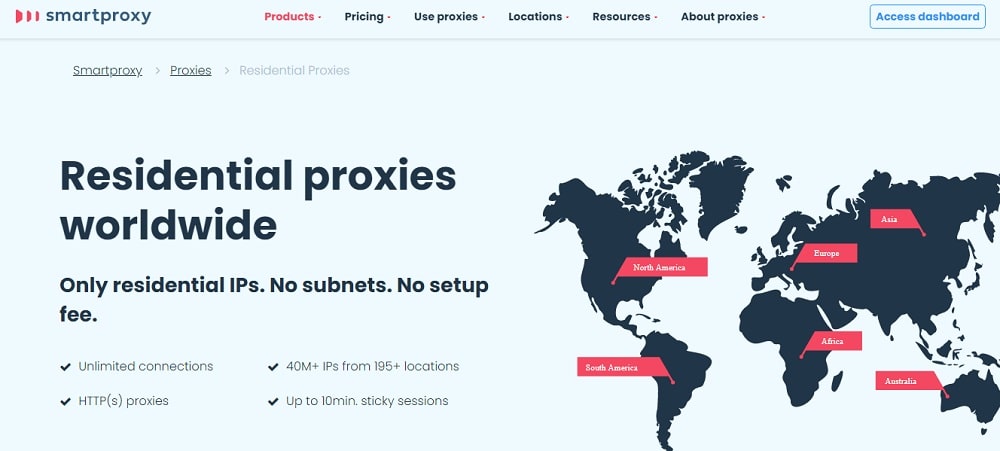 SmartProxy for Residential Proxy