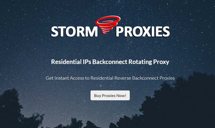 Storm proxies for Residential Proxy