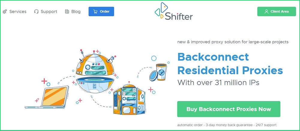 shifter residential proxies