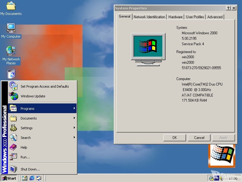 Windows 2000 NT 5.0